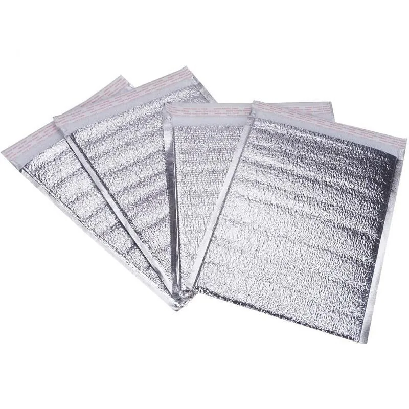 1000 Pieces Sealed Aluminum Foil Insulation Bag 40 * 50   4cm Pearl Cotton Aluminum Foil Bag Express Transport Bag