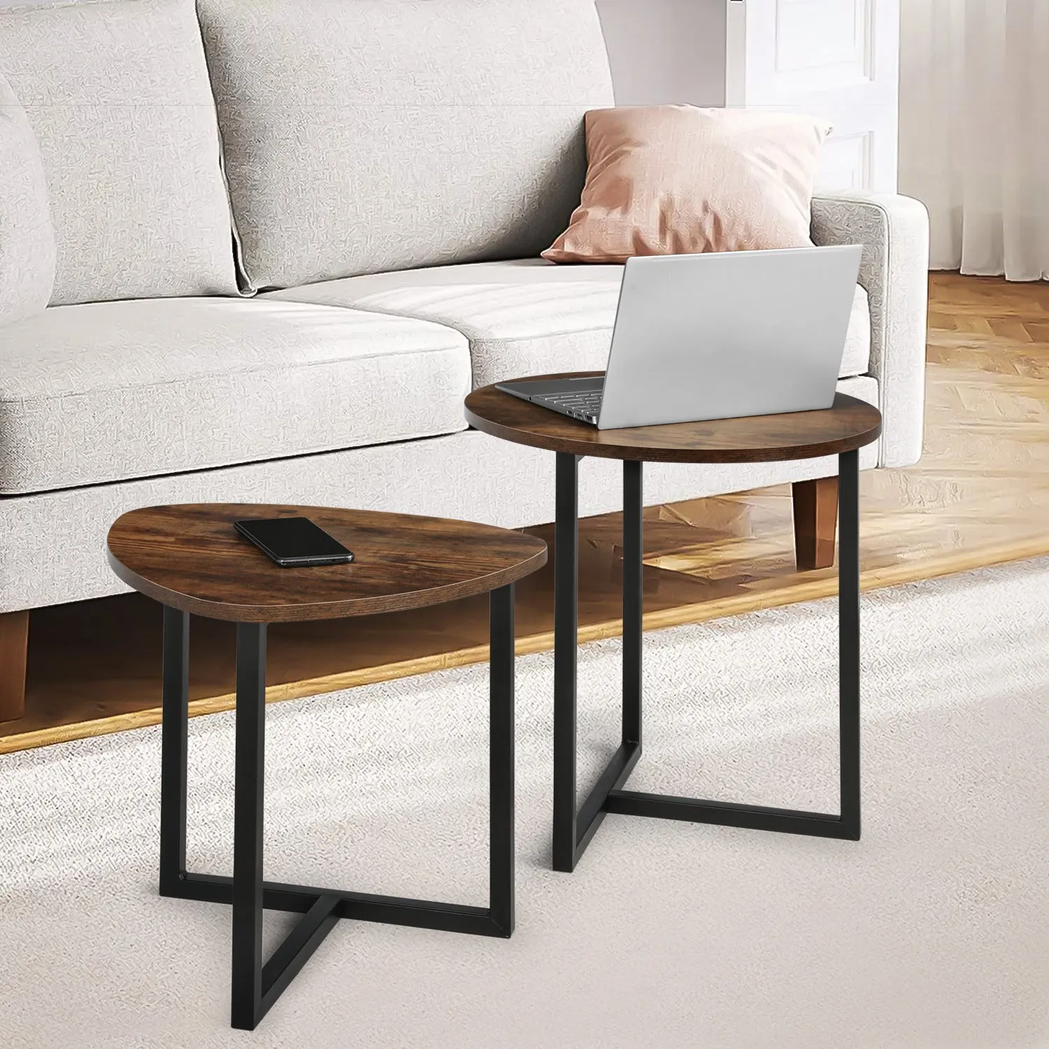 2-Piece Nesting Coffee Tables