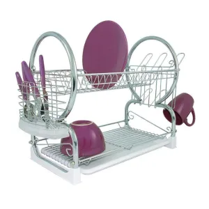 2 Tier Dish Drainer Rack