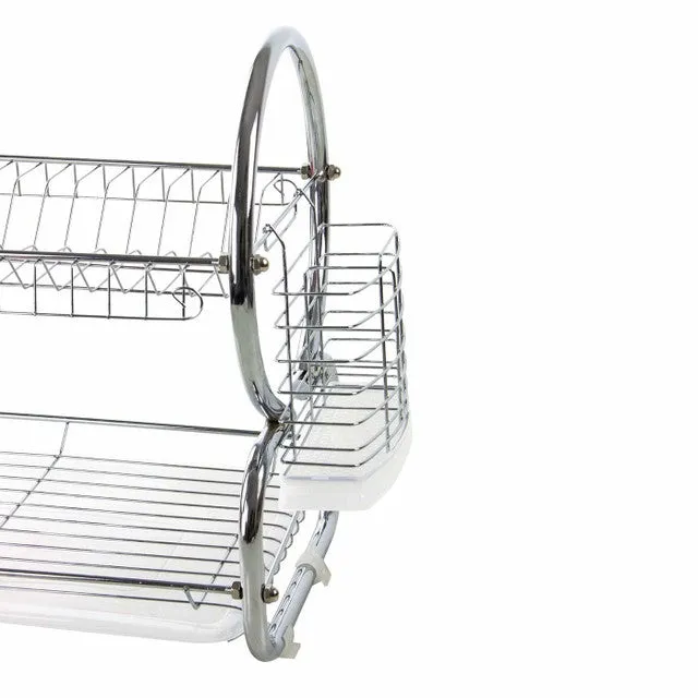 2 Tier Dish Drainer Rack