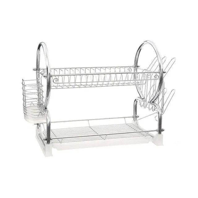 2 Tier Dish Drainer Rack