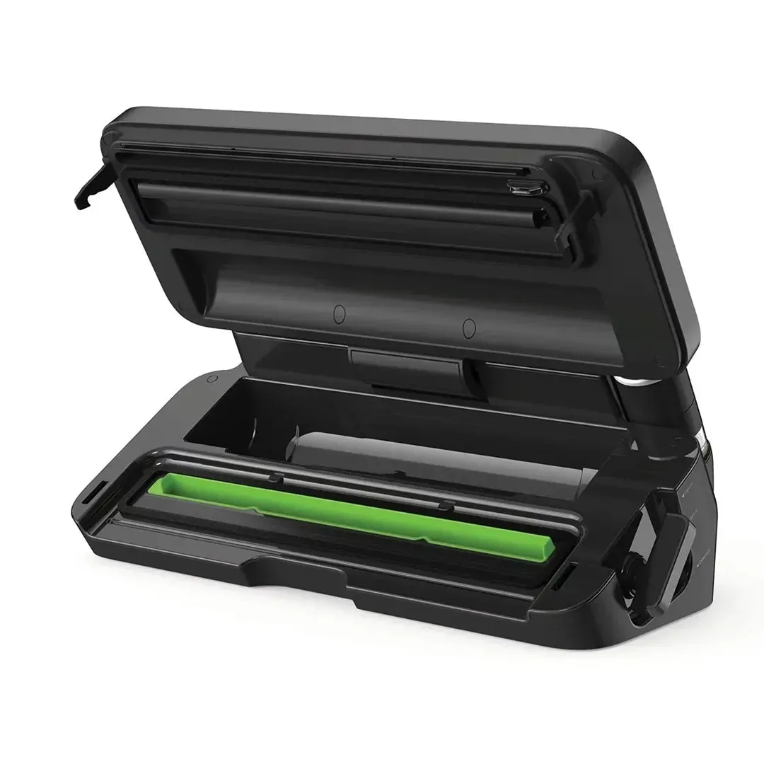2110742 Multi-Use Food Preservation System with Built-in Handheld Sealer - Black