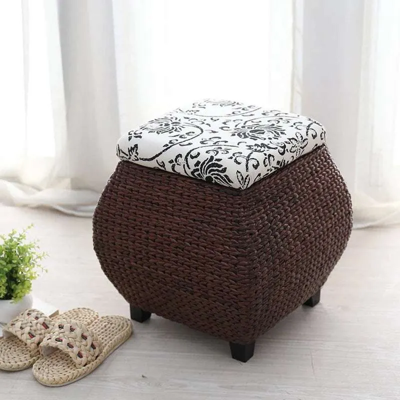 3-in-1 Wooden Hallway Storage Bench with Shoe Box