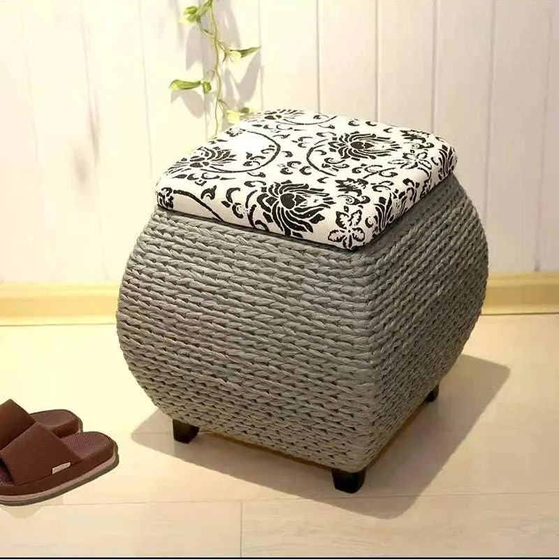 3-in-1 Wooden Hallway Storage Bench with Shoe Box