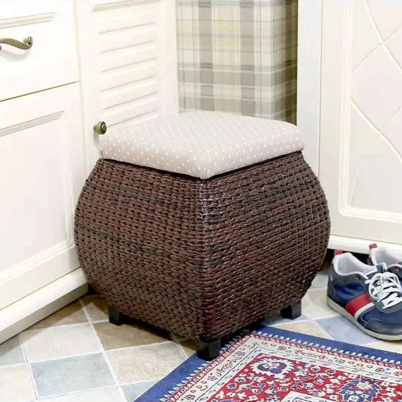 3-in-1 Wooden Hallway Storage Bench with Shoe Box