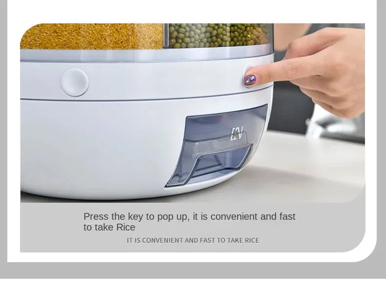 360° Rotating Rice & Cereal Dispenser