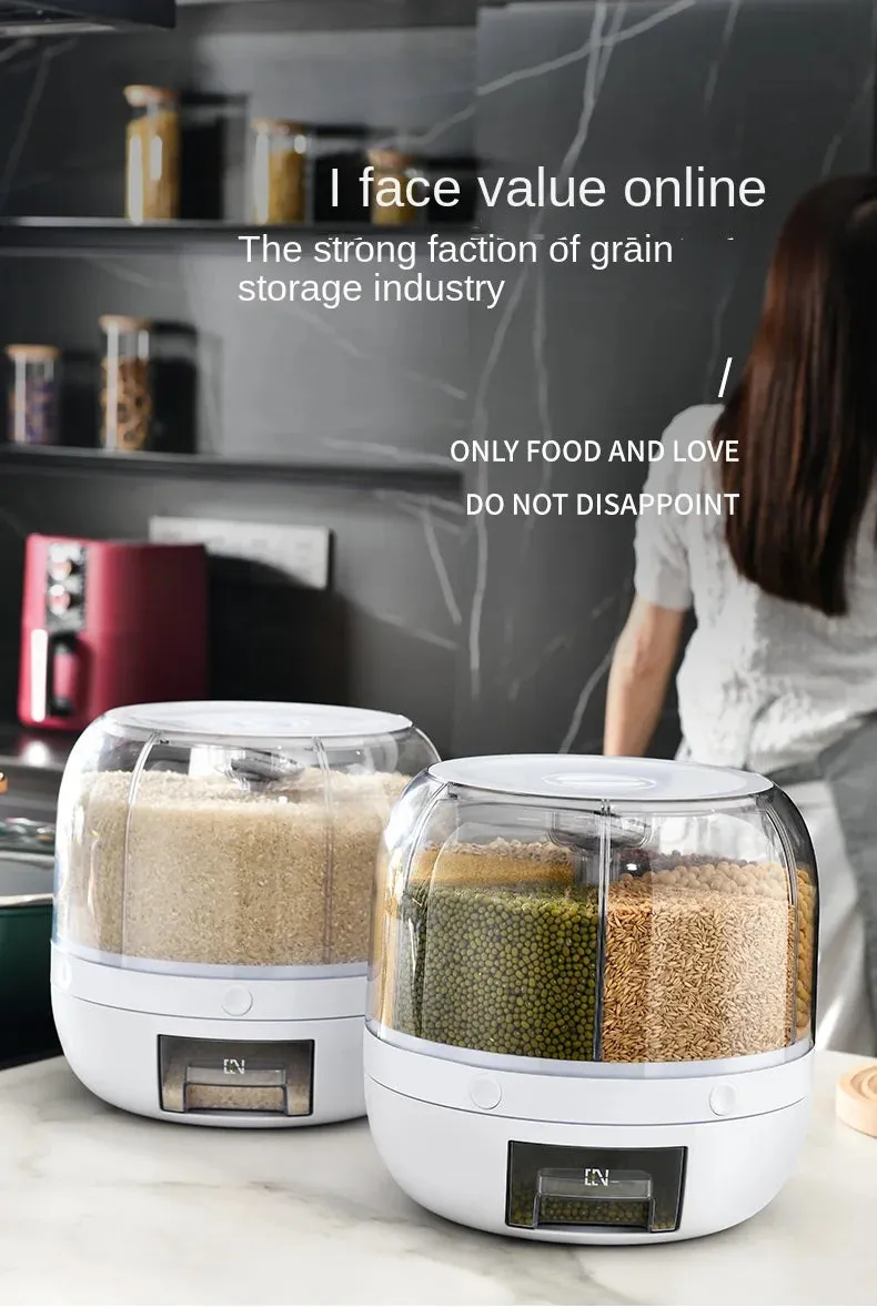 360° Rotating Rice & Cereal Dispenser