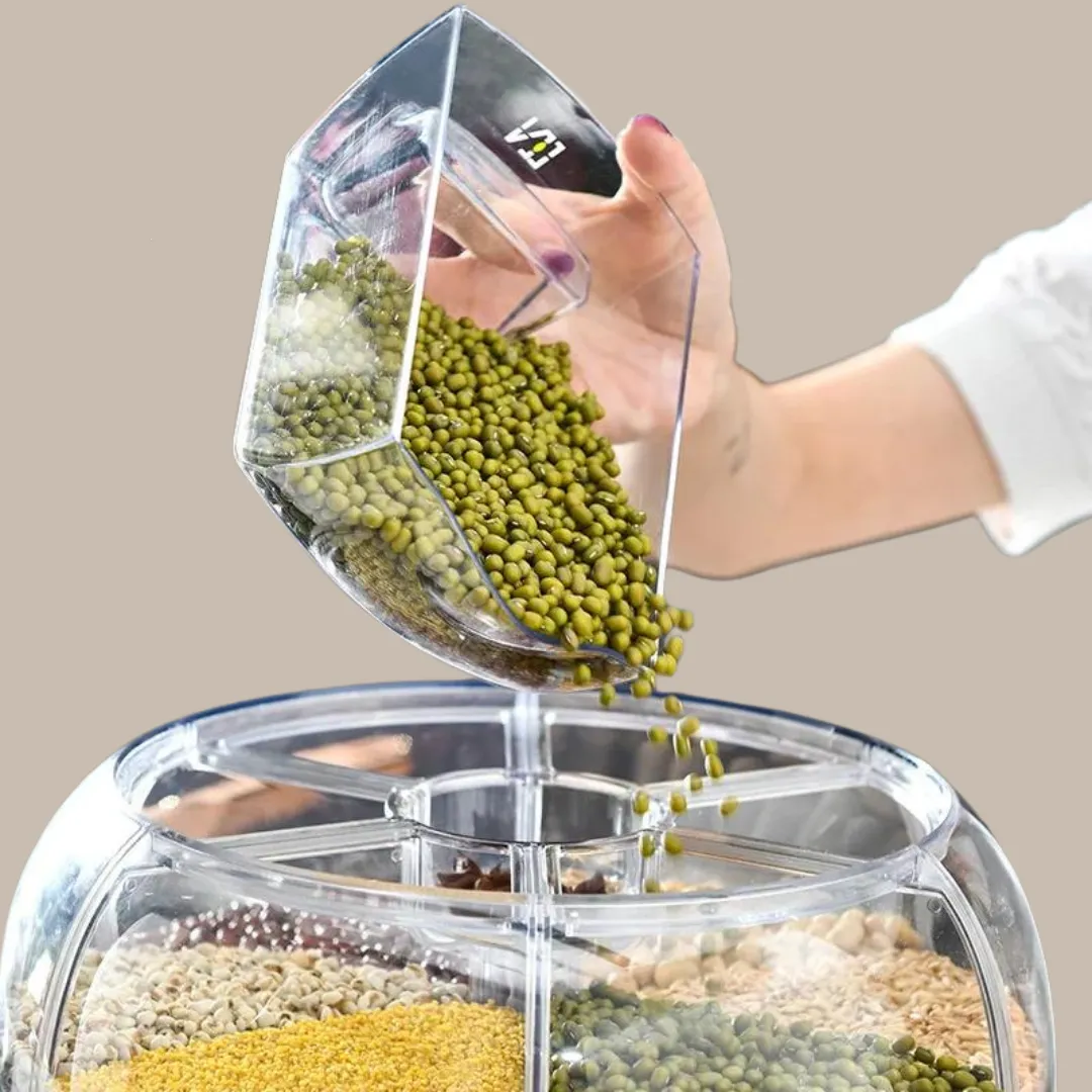 360° Rotating Rice & Cereal Dispenser