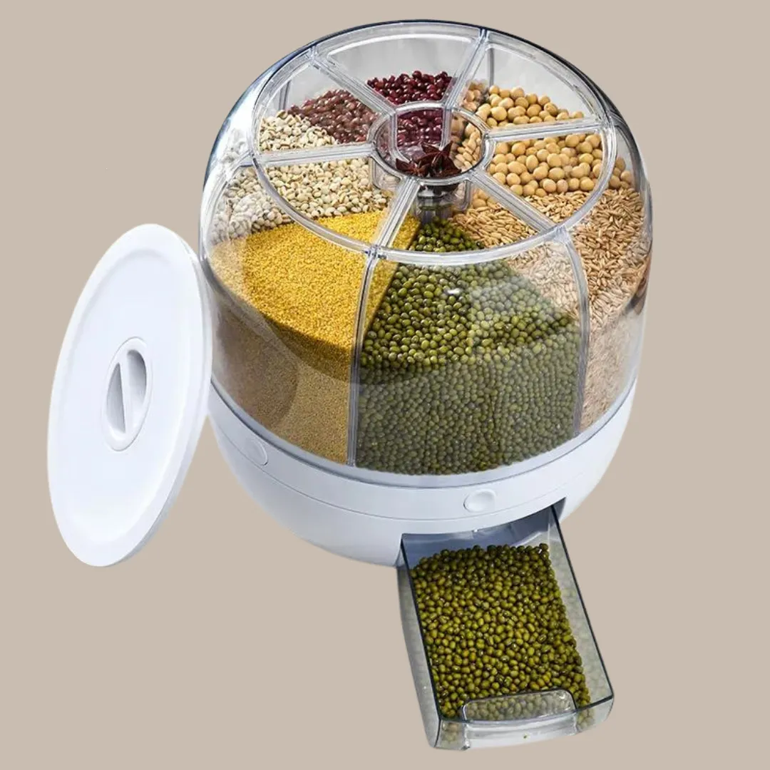 360° Rotating Rice & Cereal Dispenser
