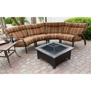36" Slate Top Wood Burning Firepit