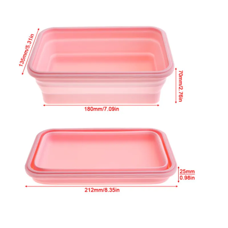4 Piece Silicone Preservation Container Id-104