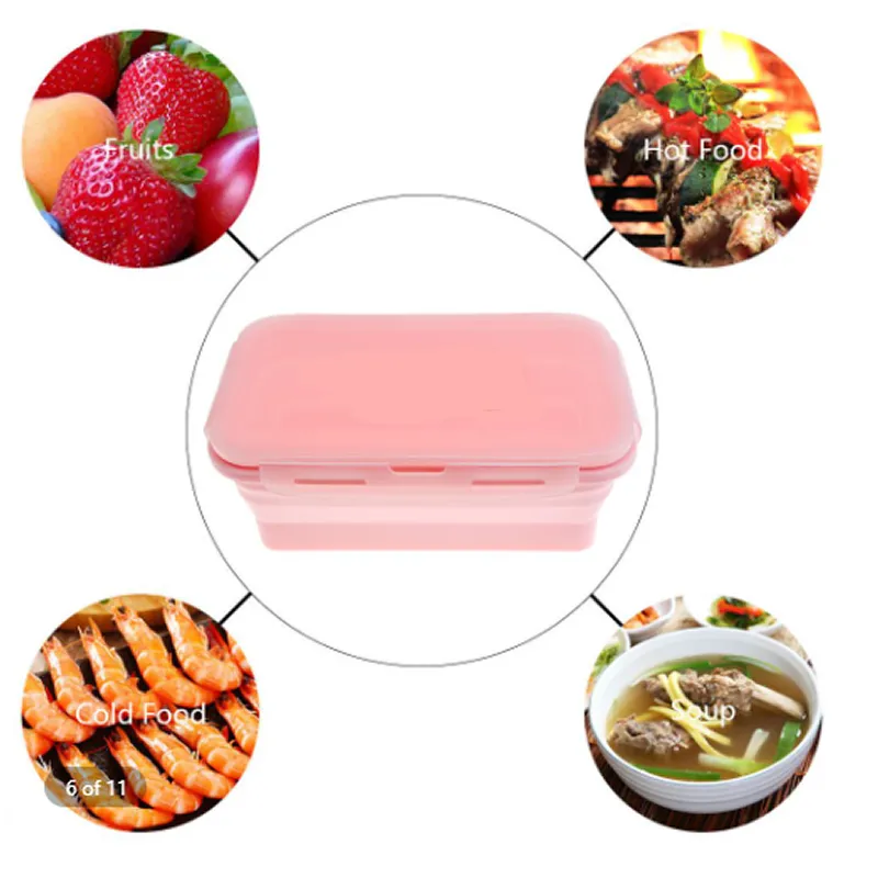4 Piece Silicone Preservation Container Id-104