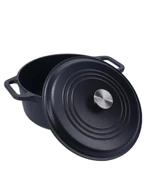 6-Quart Cast Iron Dutch Seasoned Oven Pan | Safe For All Cooktops | 11 x 13 x 7 inches