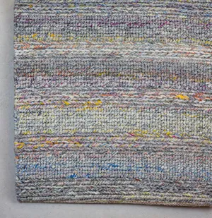 Abrash Textured Flatweave Outdoor Rug