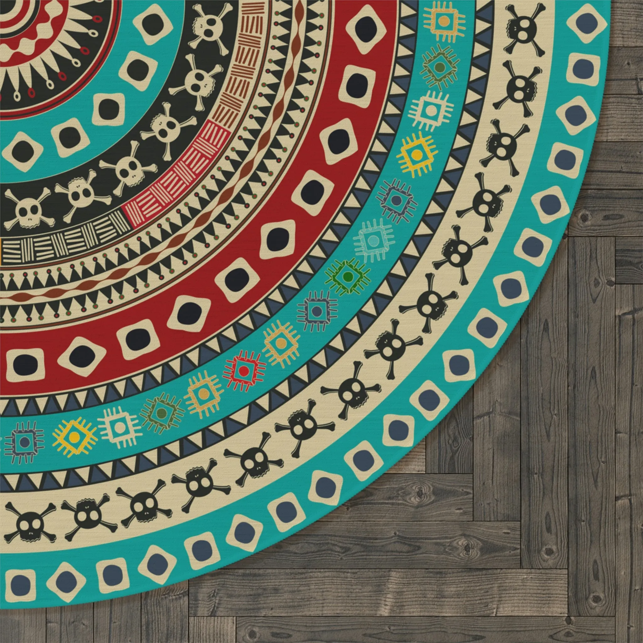 Accent Rug for Living Room Round Rug for Bedroom Rugs for Office Chenille Polyester Rug