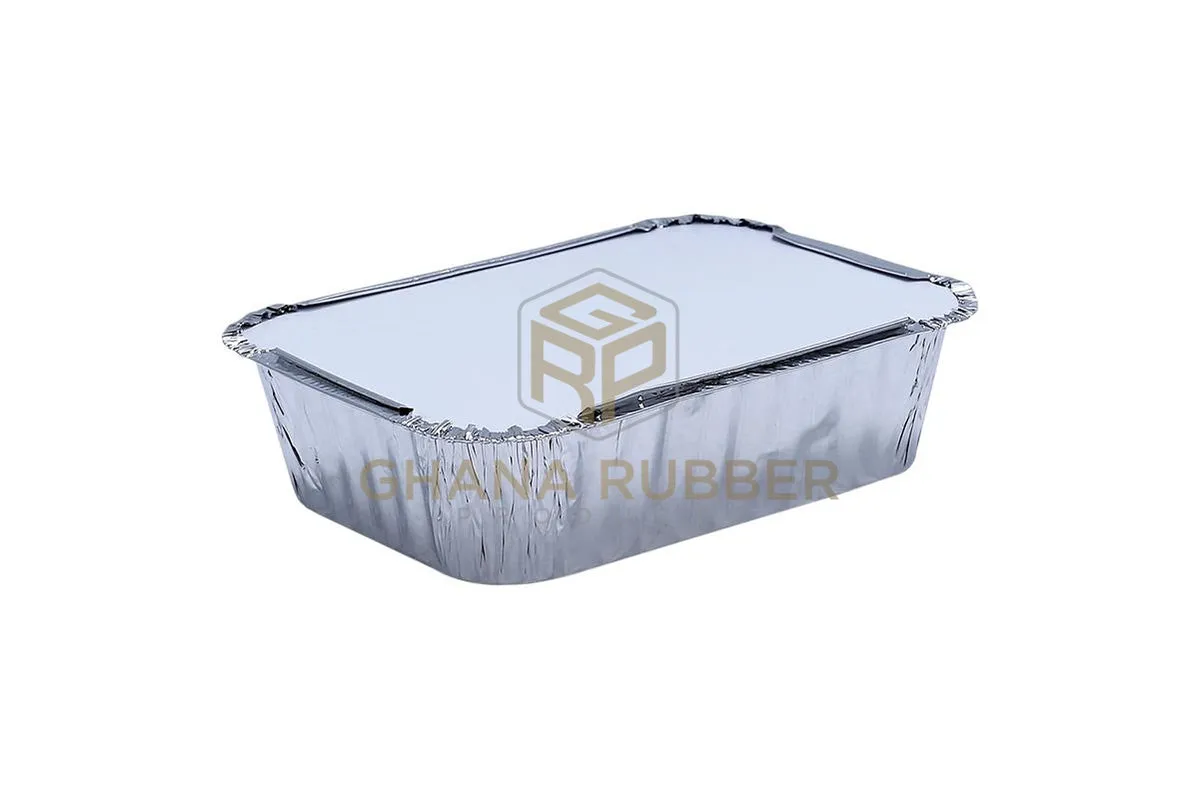 Aluminium Foil Food Containers   Lids 8333 (700ml)
