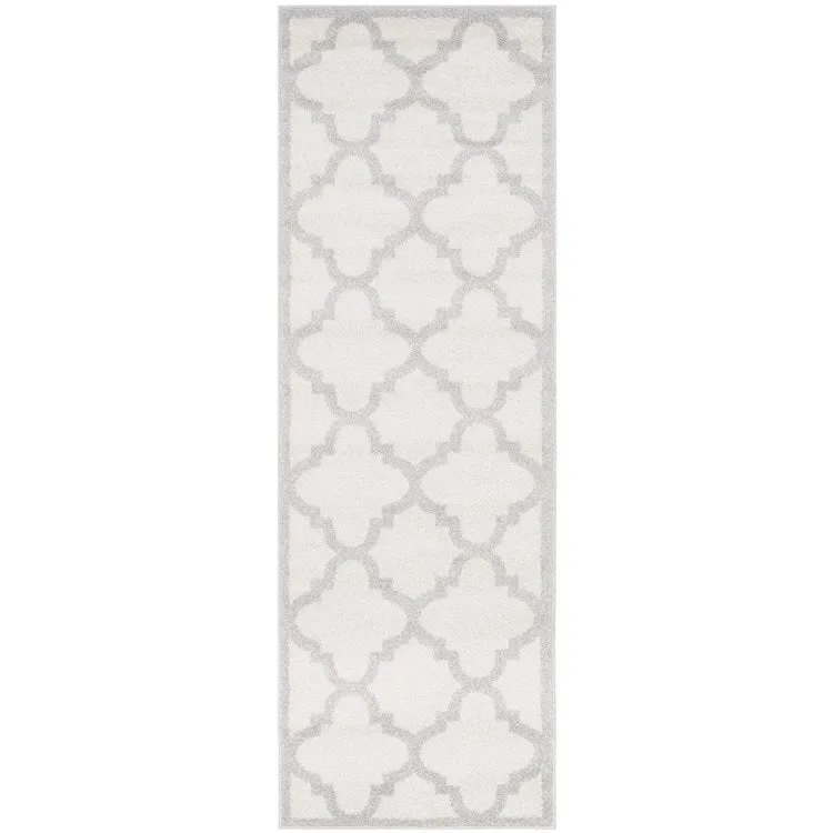 Amherst 2' 3" x 9' Indoor/Outdoor Woven Area Rug - Beige/Light Gray