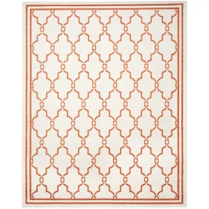 Amherst 8' x 10' Indoor/Outdoor Woven Area Rug - Beige/Orange