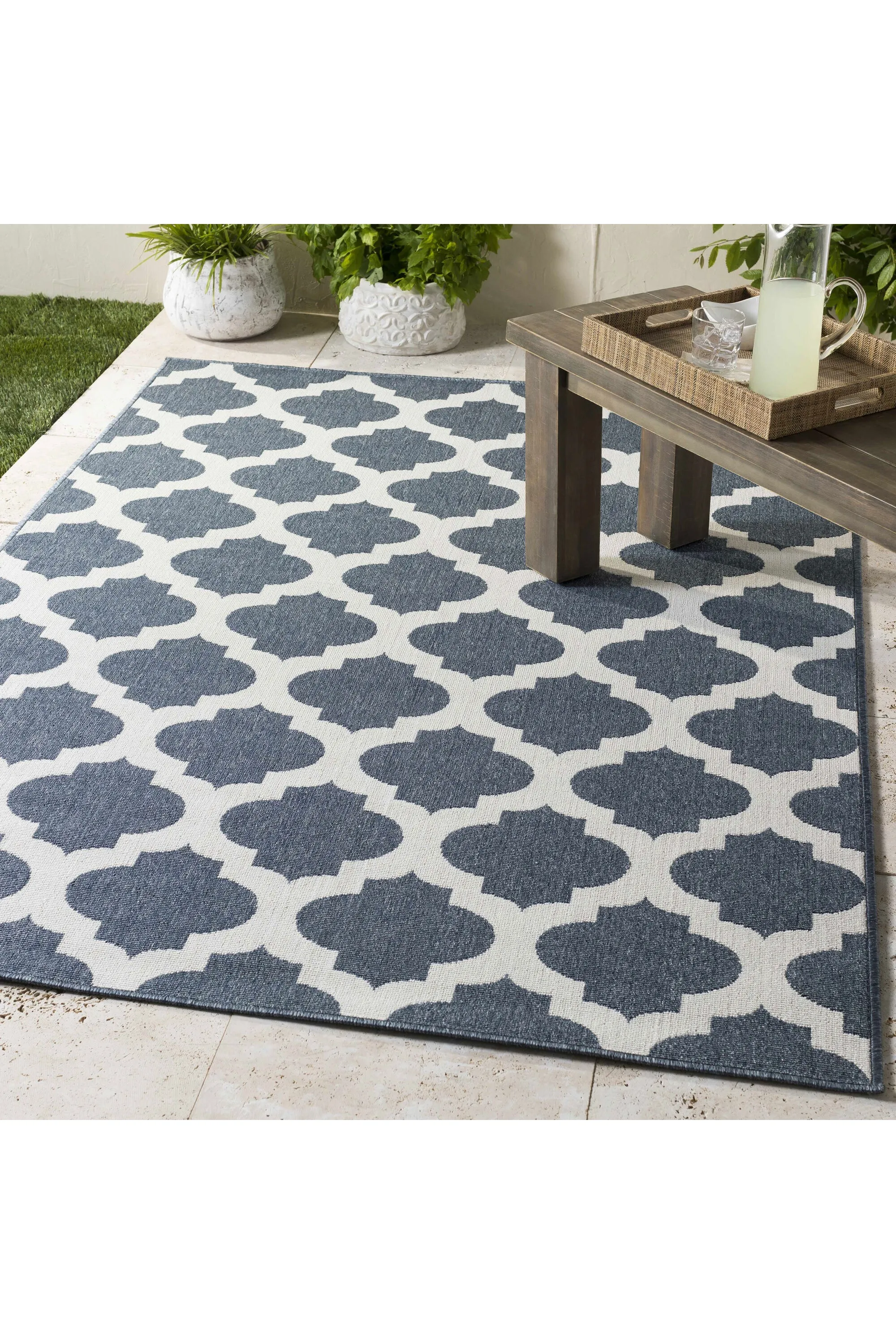 Aperto Indoor/Outdoor Rug - 133 Blue