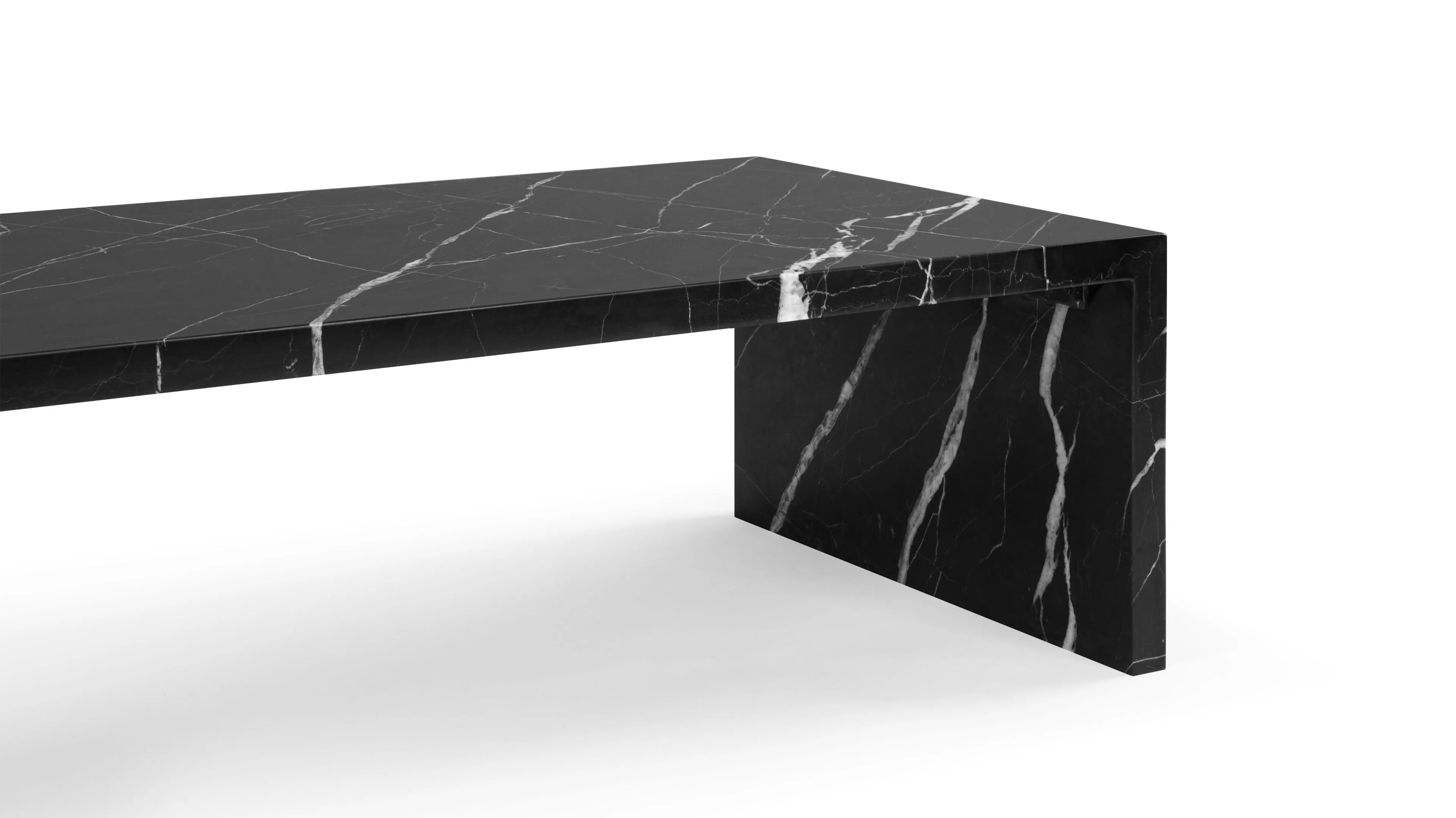 Ares - Ares Coffee Table, Black Nero Marquina Marble