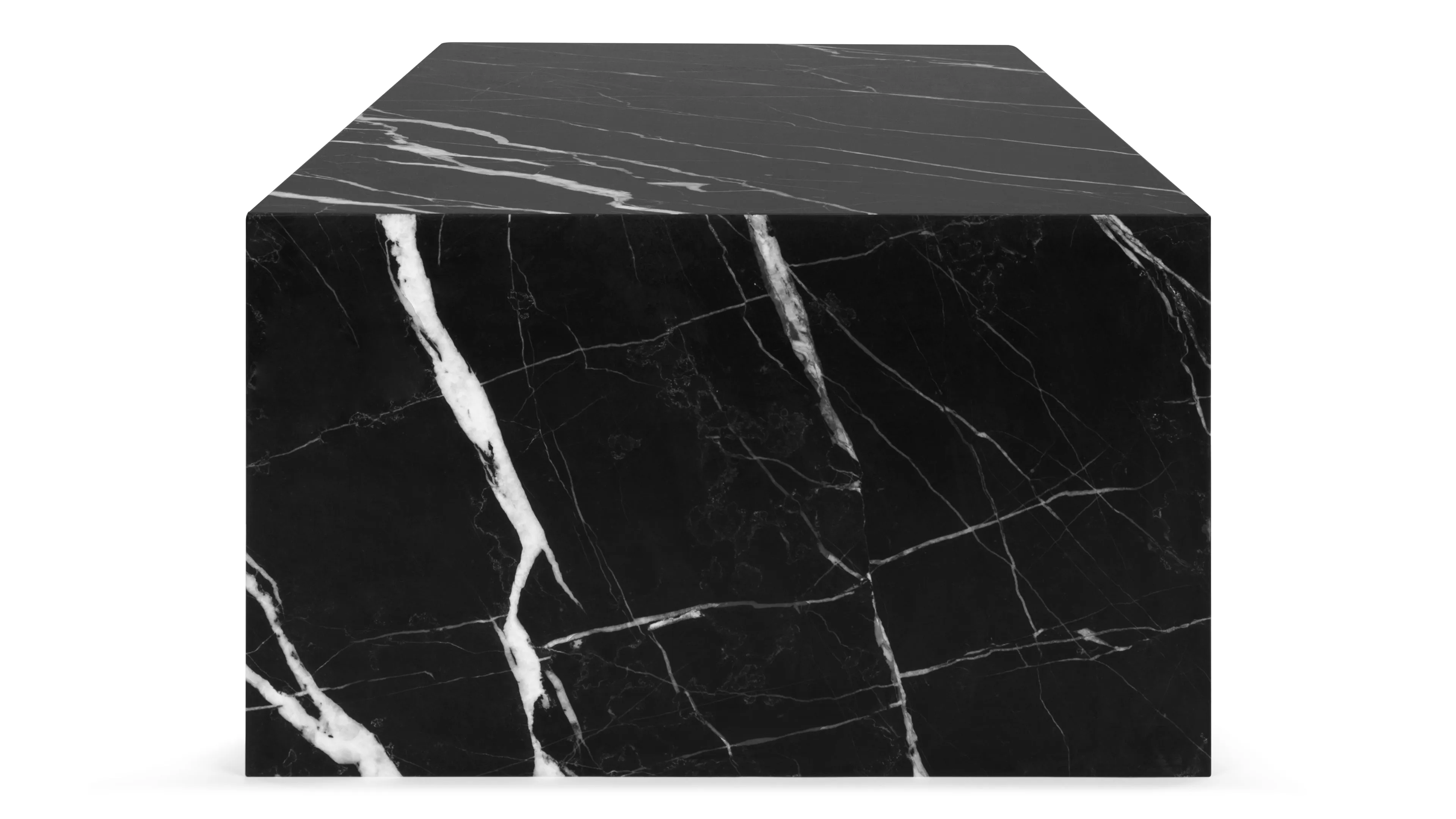 Ares - Ares Coffee Table, Black Nero Marquina Marble
