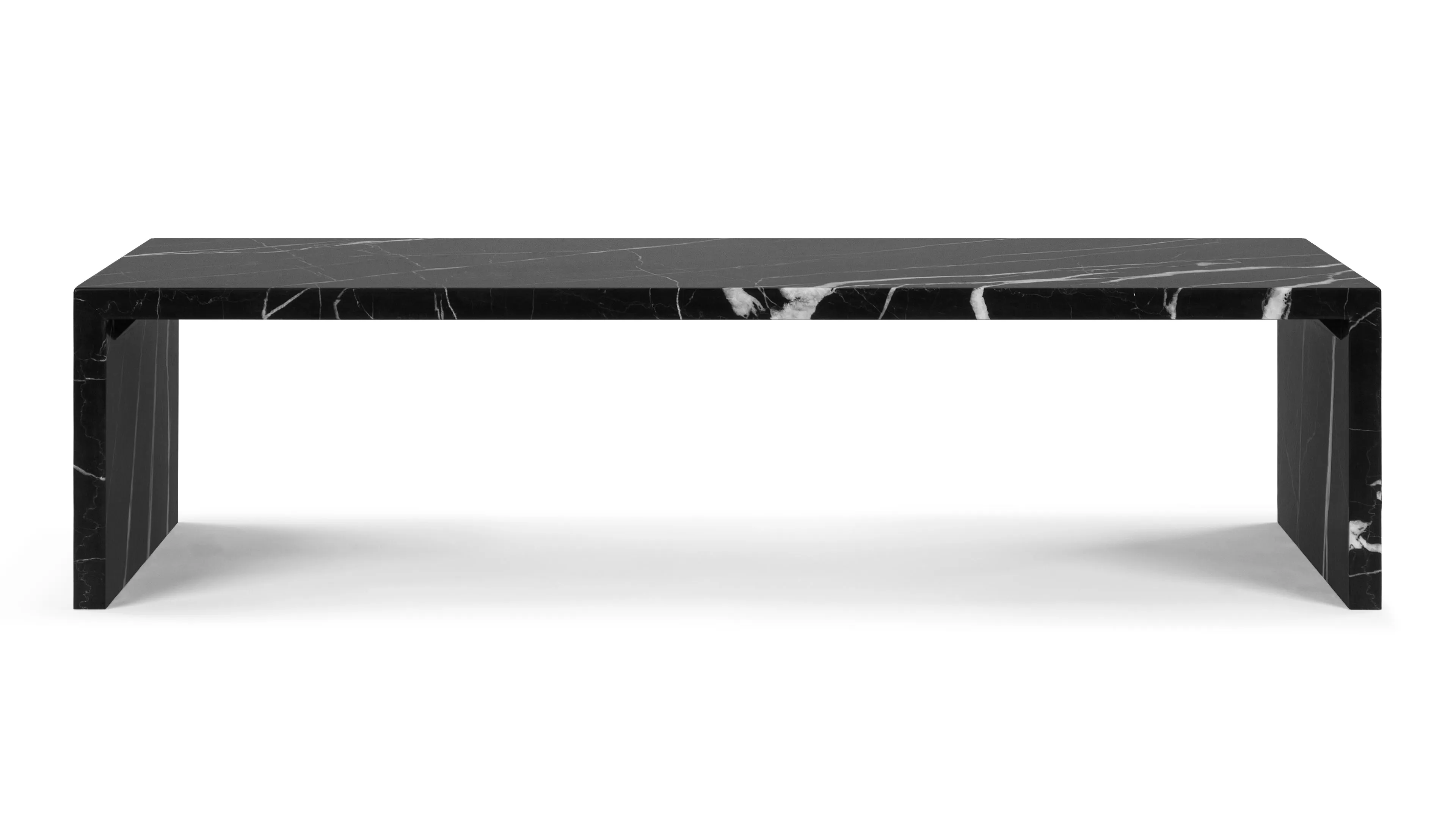 Ares - Ares Coffee Table, Black Nero Marquina Marble