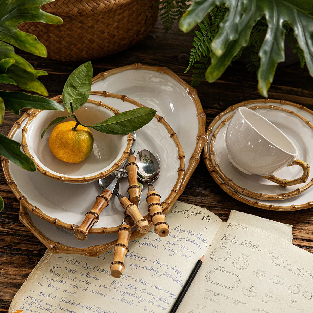 Bamboo 16" Platter - Natural