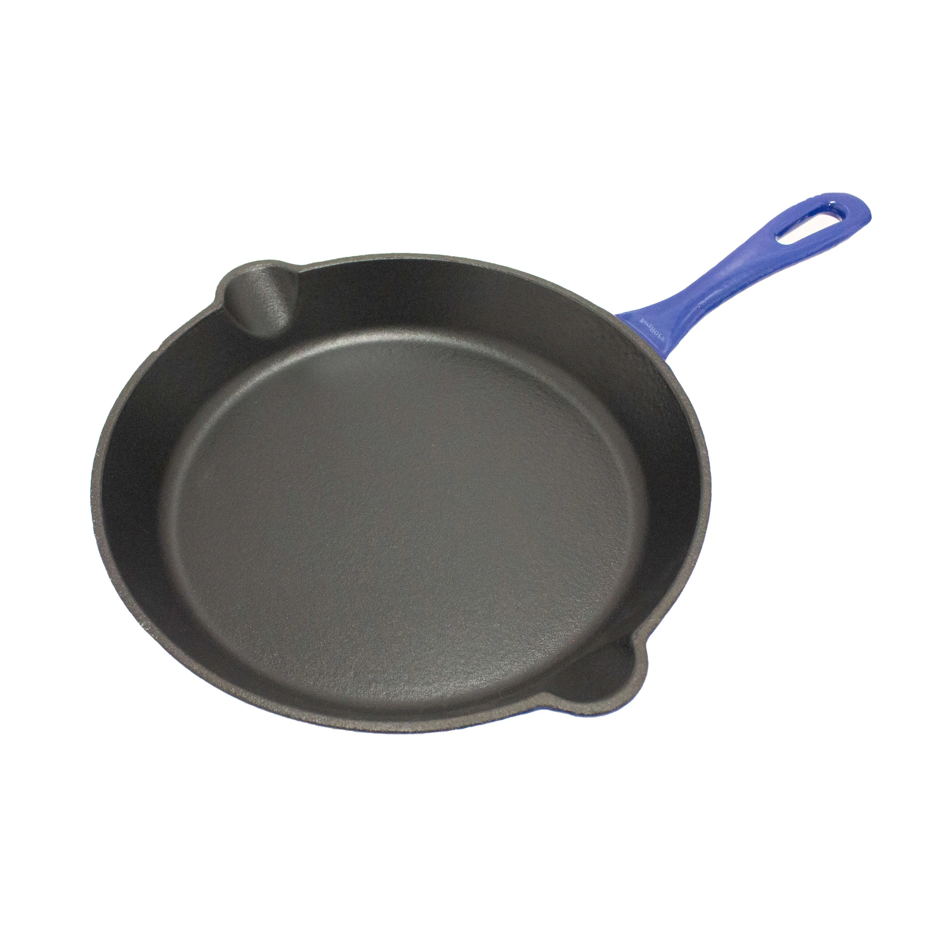 BergHOFF Neo 2pc Cast Iron 10" Fry and Grill Pan Cookware Set, Blue