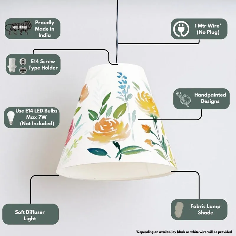 Blossom Dance Handpainted Ceiling Lamp