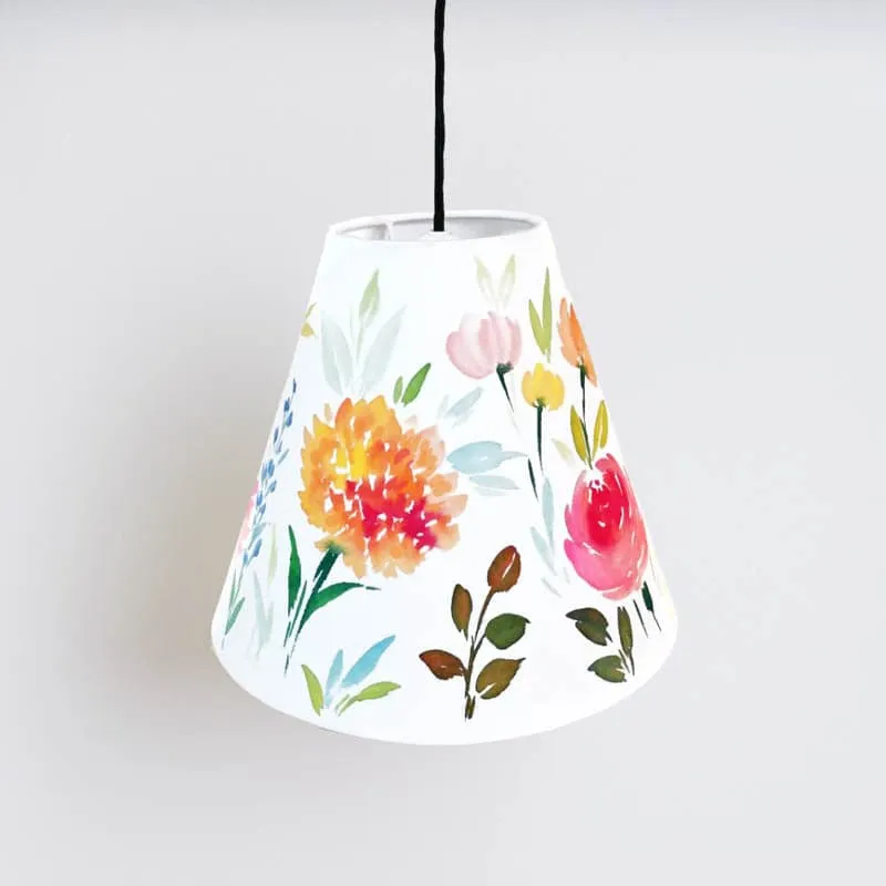 Blossom Dance Handpainted Ceiling Lamp