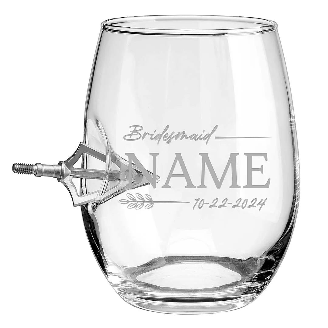 Bridesmaid Wine Glasses