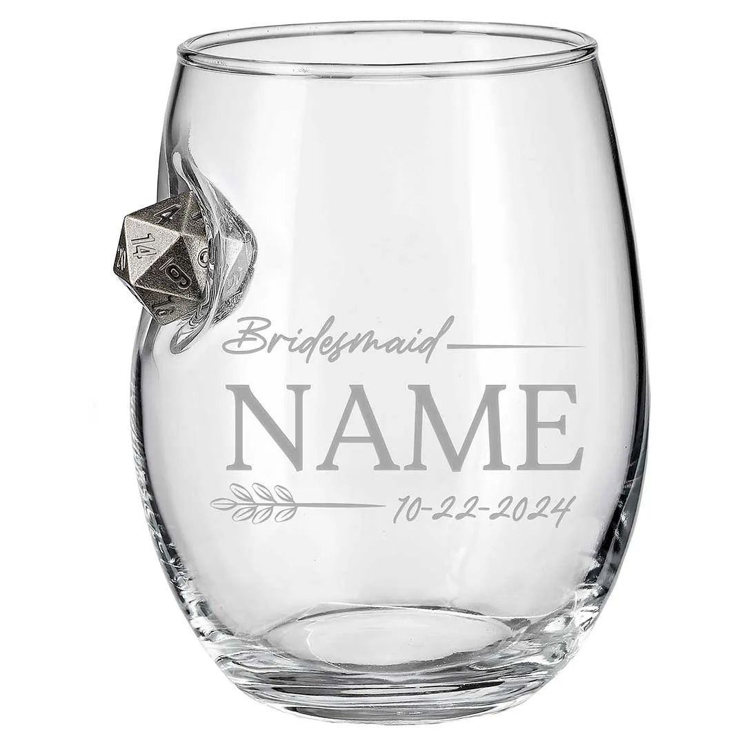Bridesmaid Wine Glasses