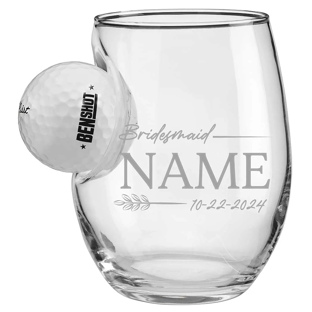 Bridesmaid Wine Glasses