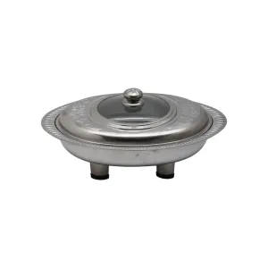 Buffet Warming Tray Chafing Dish Plafrom Design 41x28.5cm Oval Stainless Steel