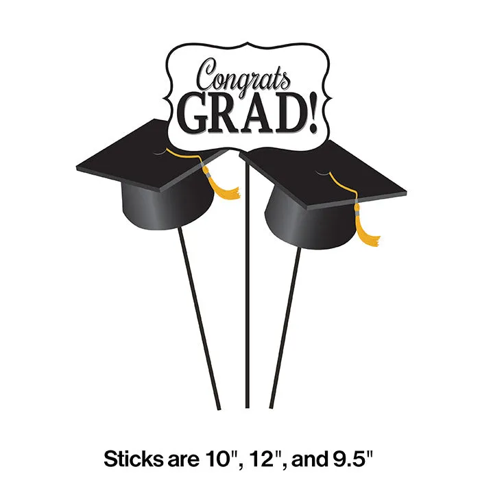 Bulk Graduation Centerpiece Sticks (36 per Case)