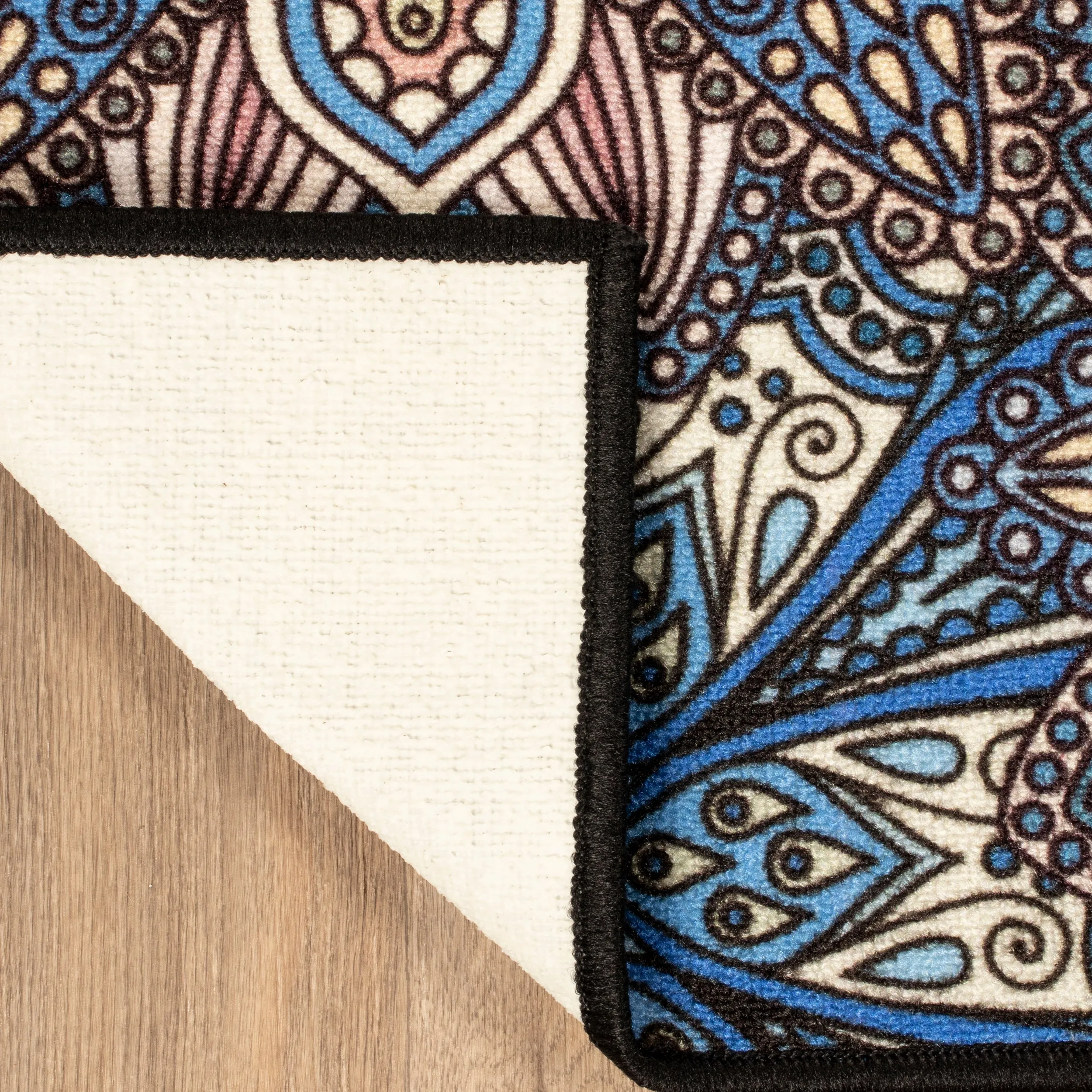 Cassidy Floral Bohemian Non-Slip Indoor Outdoor Area Rug