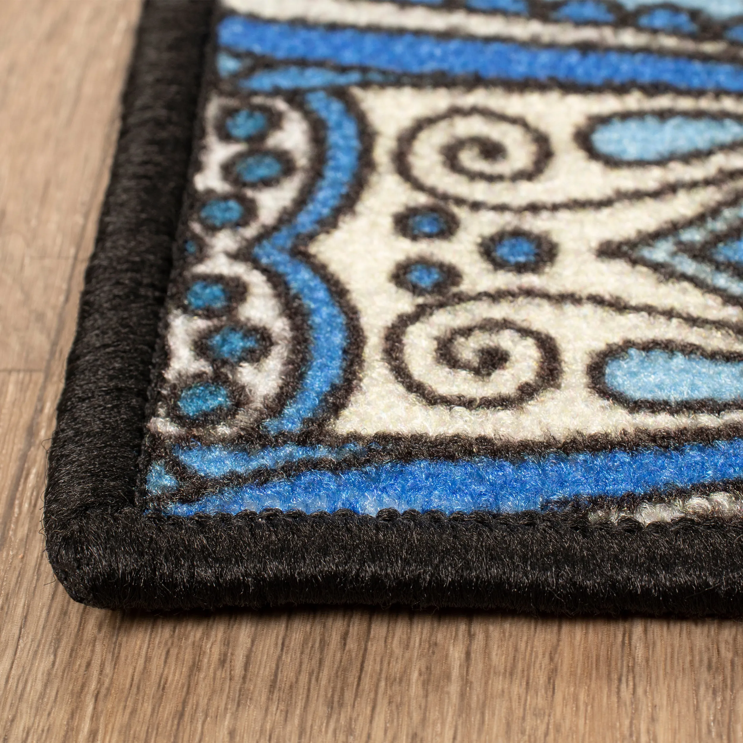 Cassidy Floral Bohemian Non-Slip Indoor Outdoor Area Rug