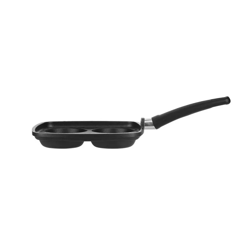 Cast Iron 4 Grids Frying Cooker Pan