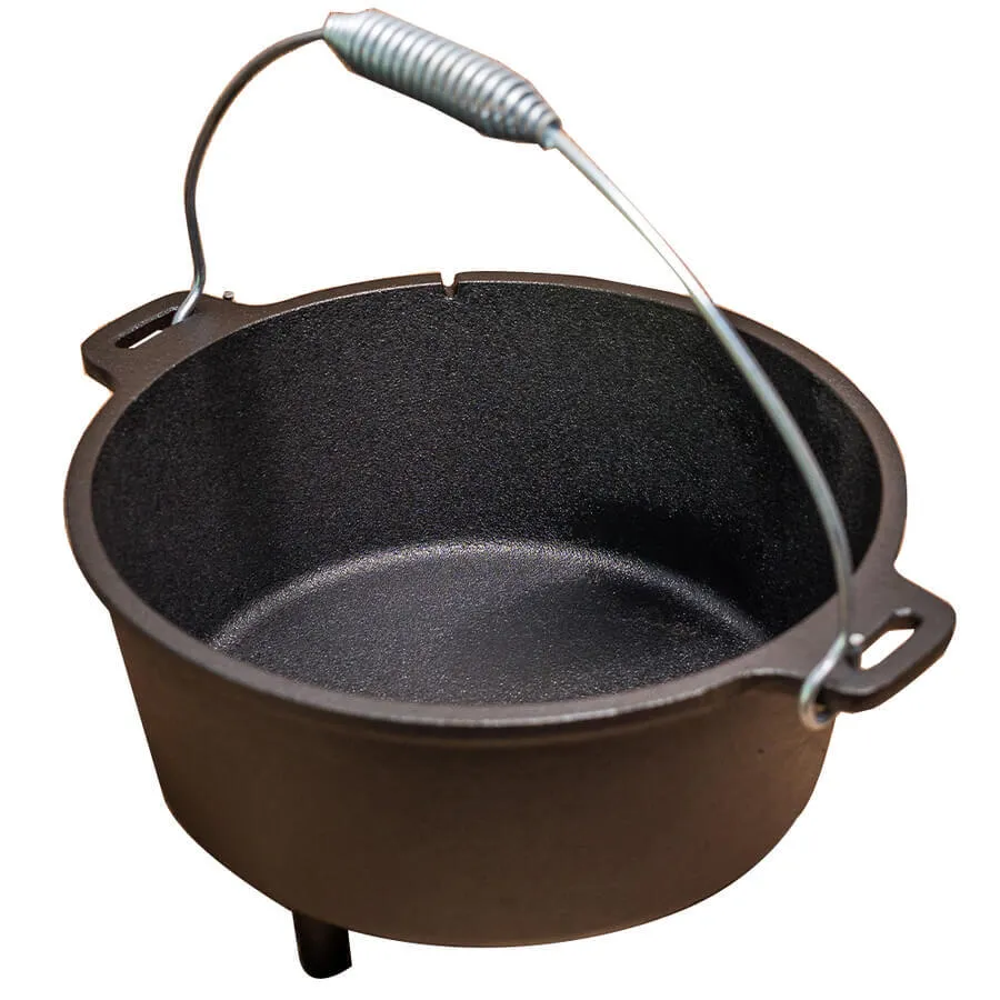 Cast Iron Dutch Oven & Skillet 4.5qt by Flaming Coals