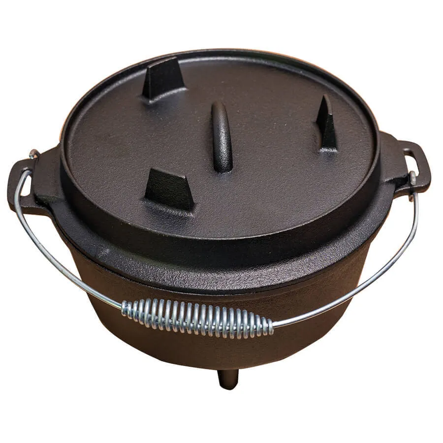 Cast Iron Dutch Oven & Skillet 4.5qt by Flaming Coals