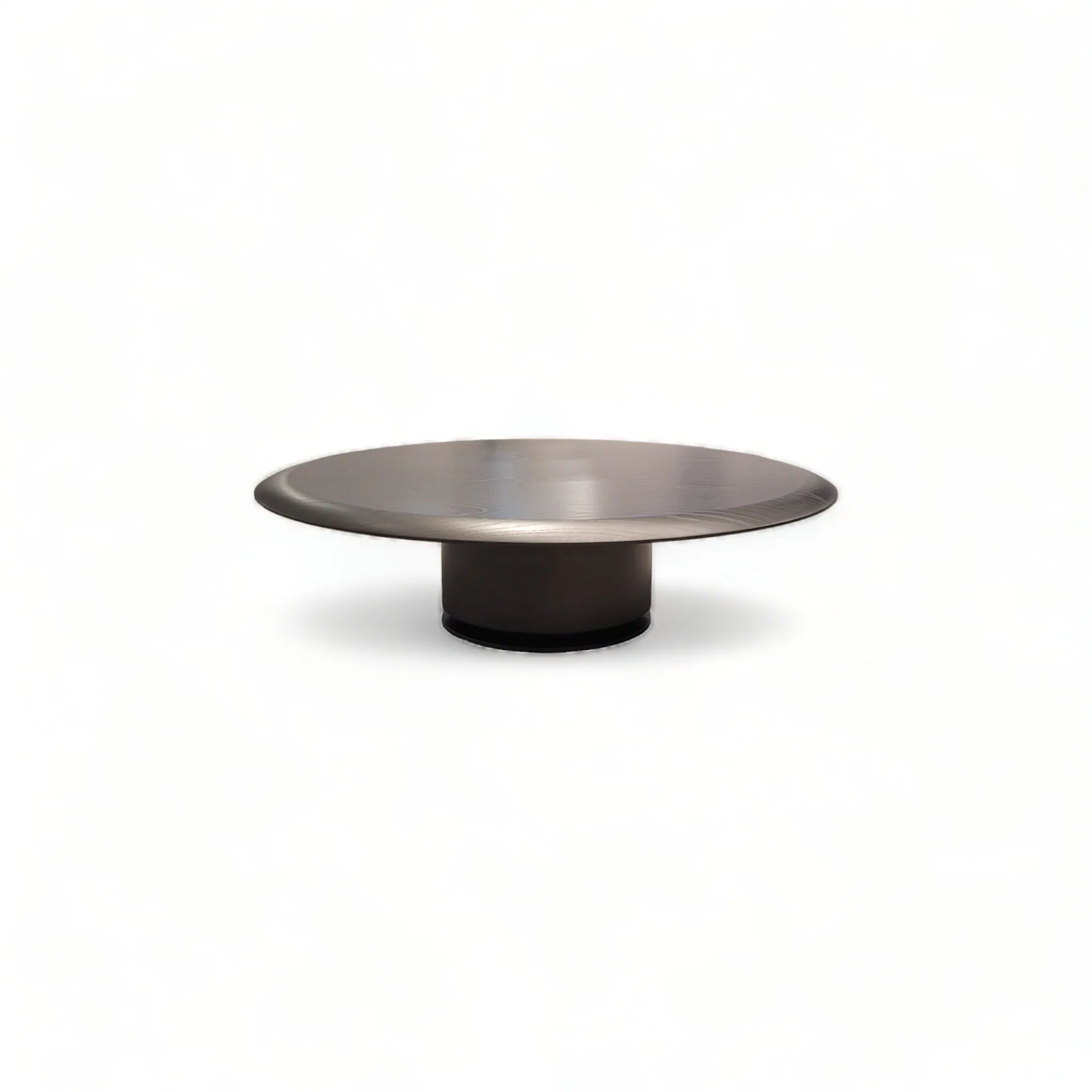 Cisa Graphite Oak Round Small Coffee Table