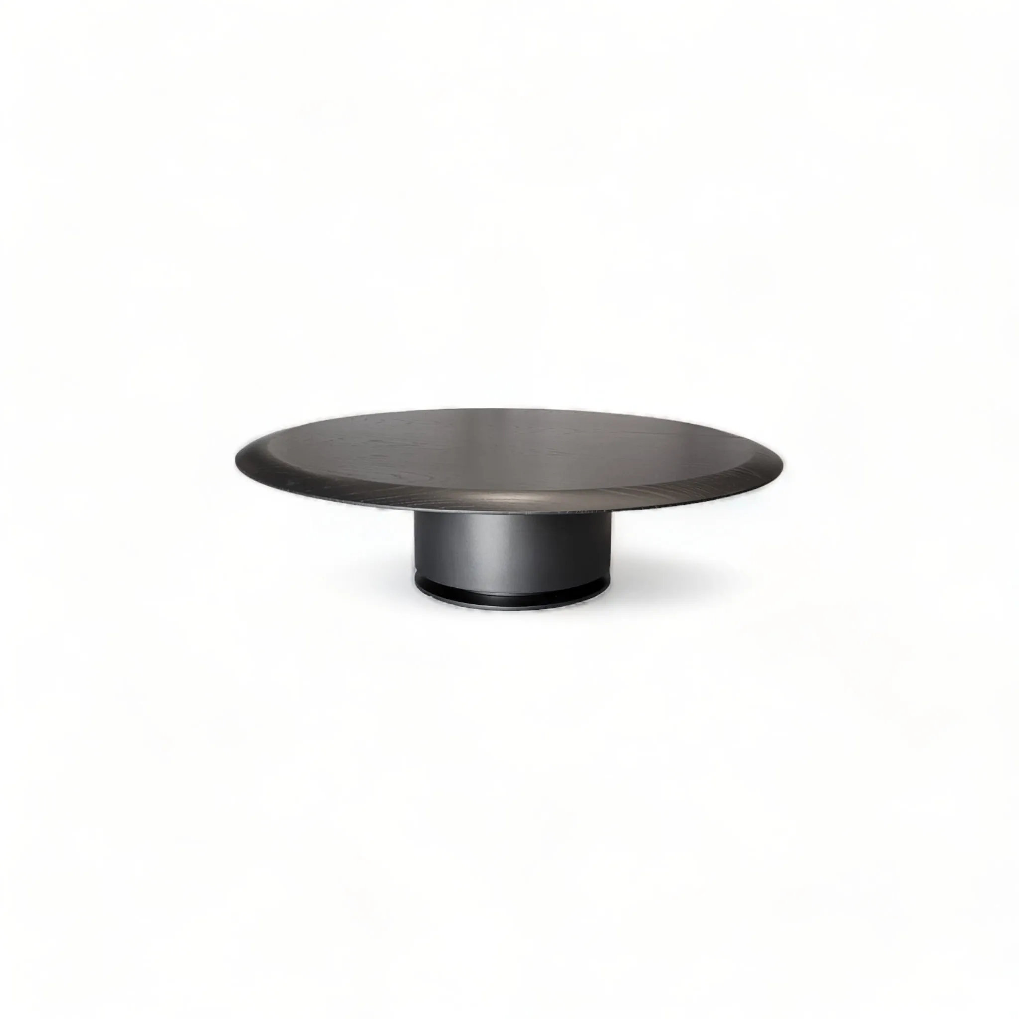 Cisa Graphite Oak Round Small Coffee Table