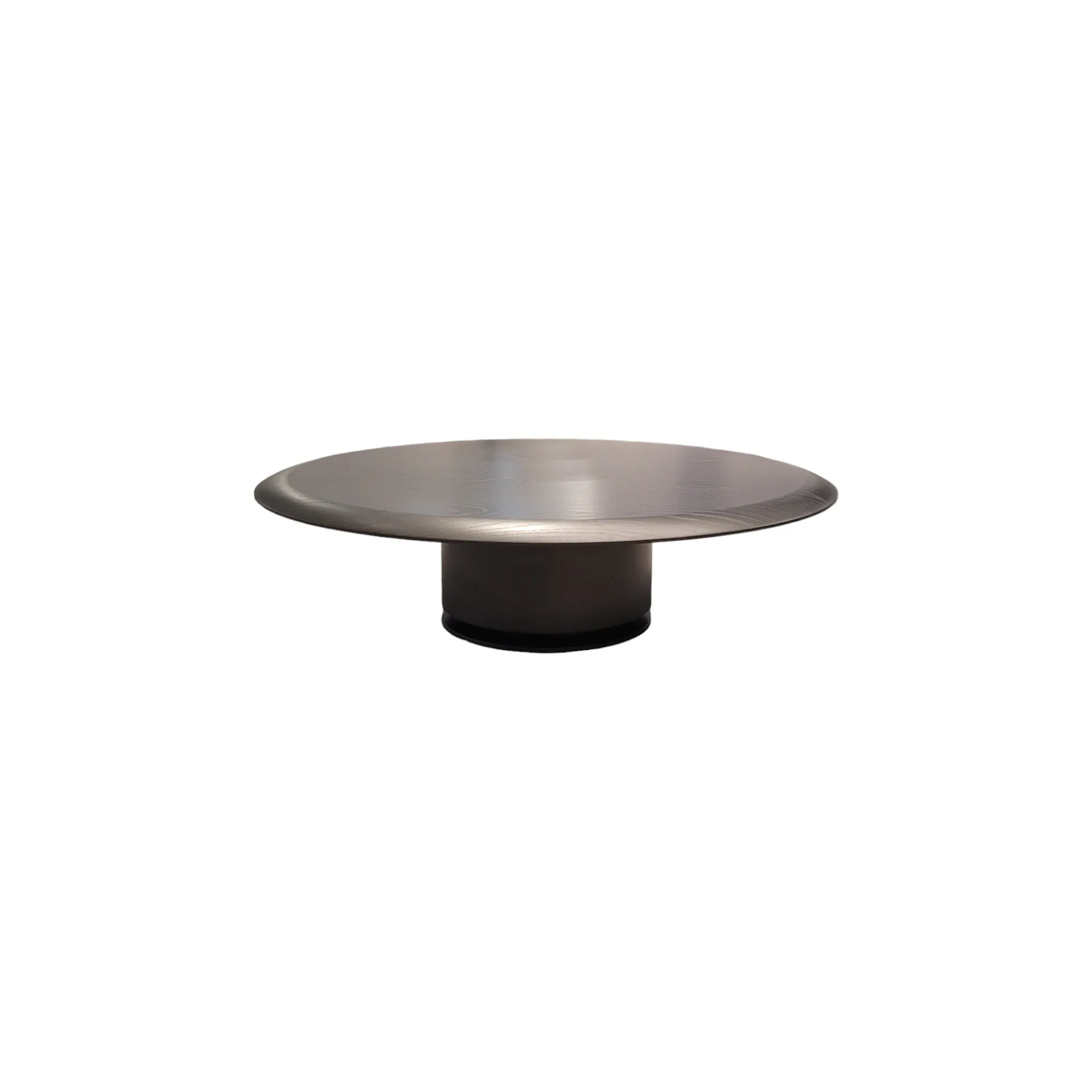 Cisa Graphite Oak Round Small Coffee Table