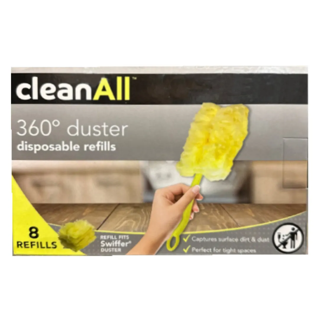 CleanAll Dry Dusting Cloth Refills – Pack of 8