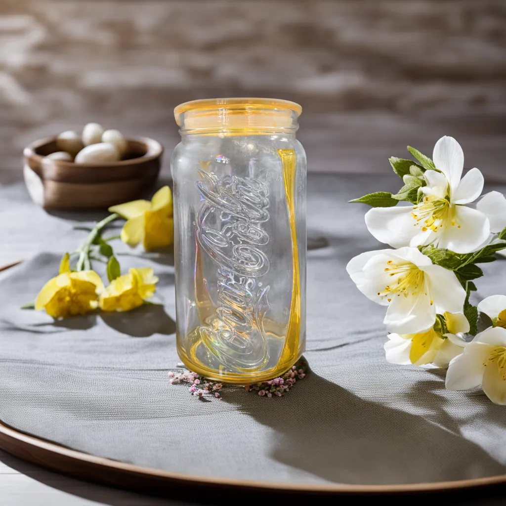 Coca Cola Glass Storage Containers/Jars with Airtight Plastic Lid