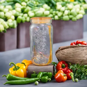 Coca Cola Glass Storage Containers/Jars with Airtight Plastic Lid