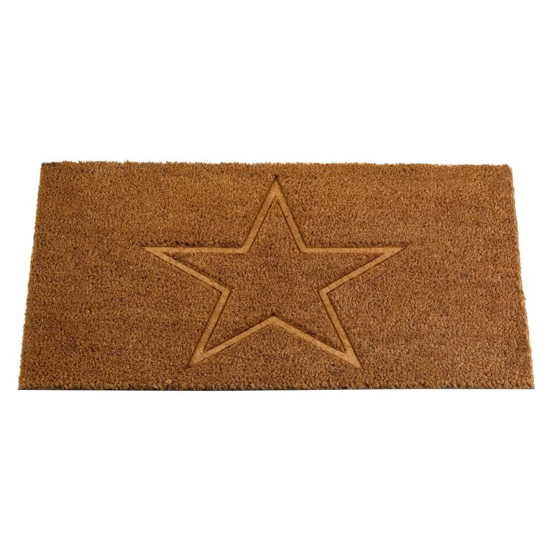 Coir Door Mat Star Struck 45 x 75cm