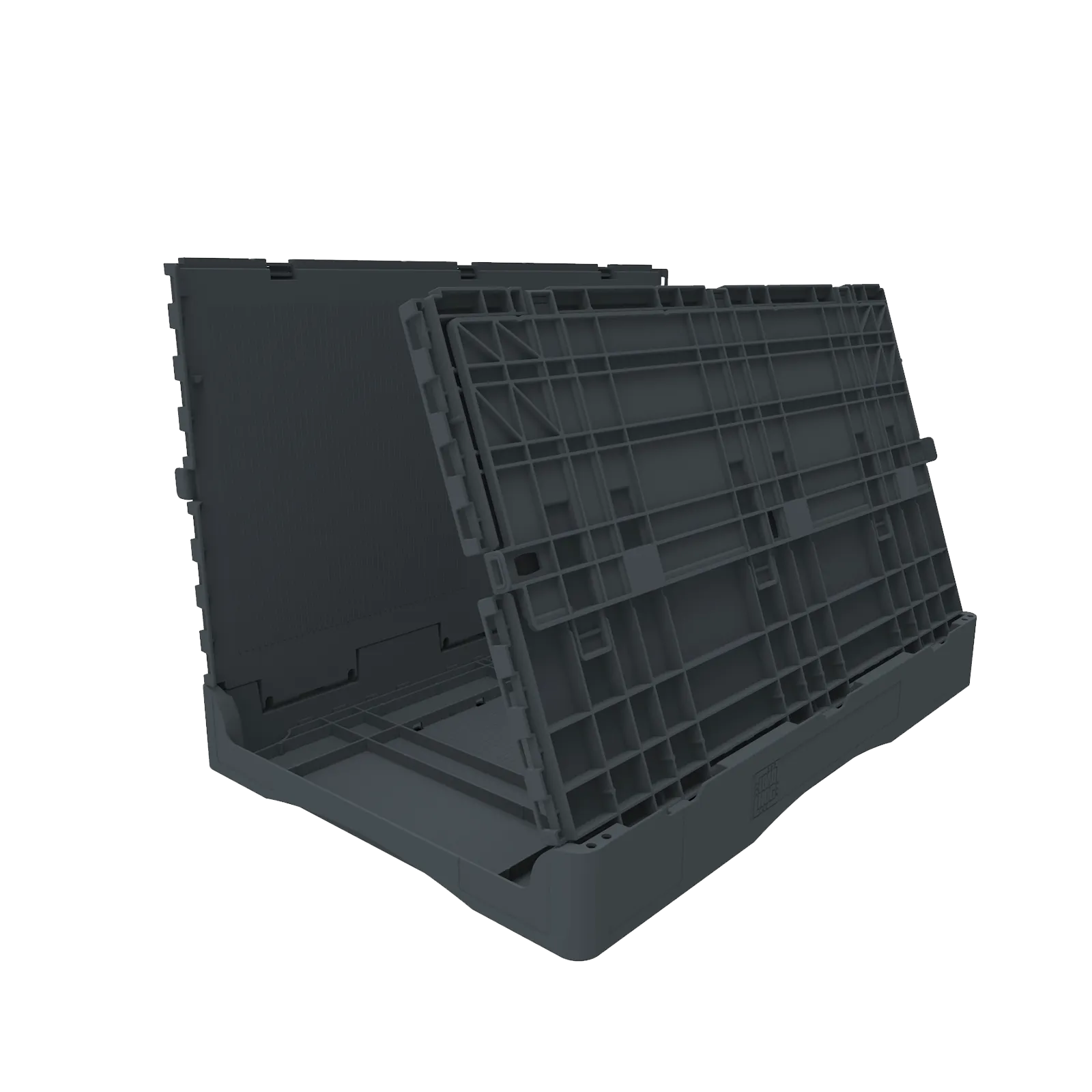 Collapsible Loadhog Heavy Duty Plastic Storage Container with lid