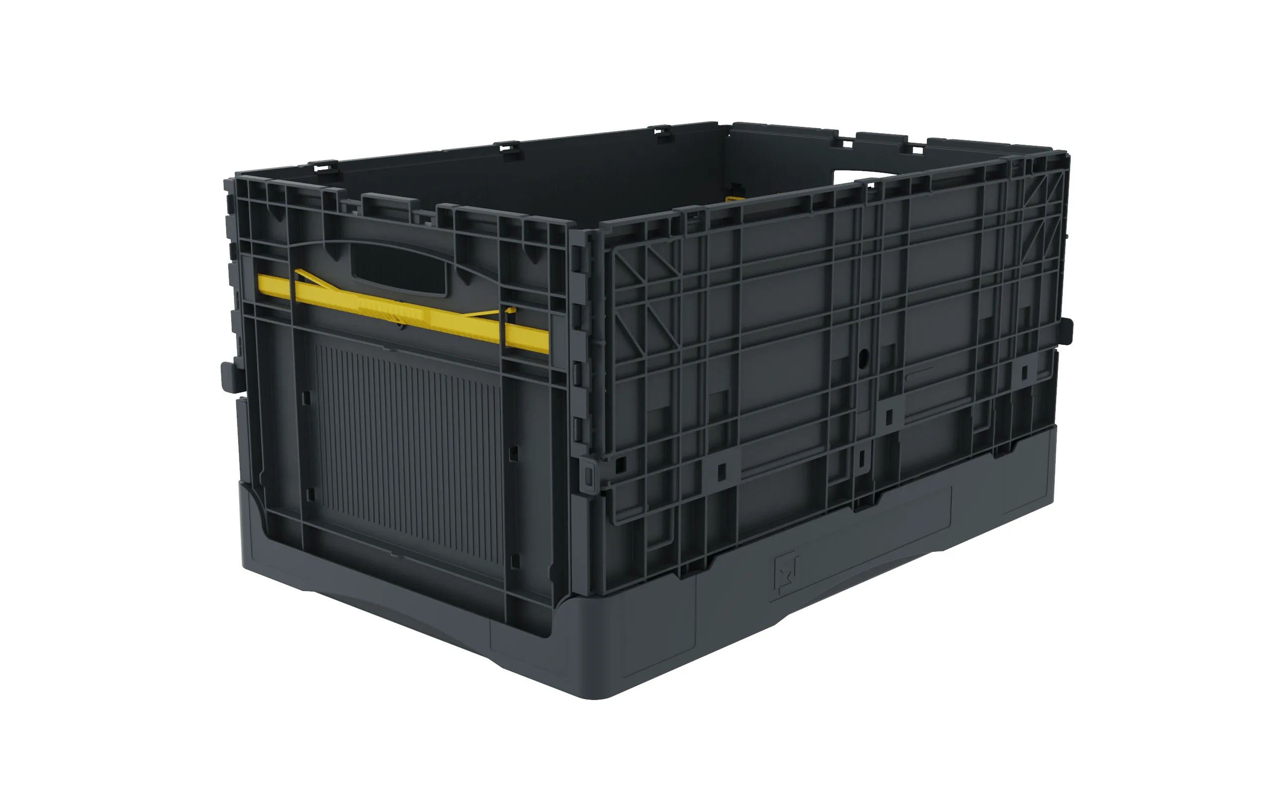 Collapsible Loadhog Heavy Duty Plastic Storage Container with lid
