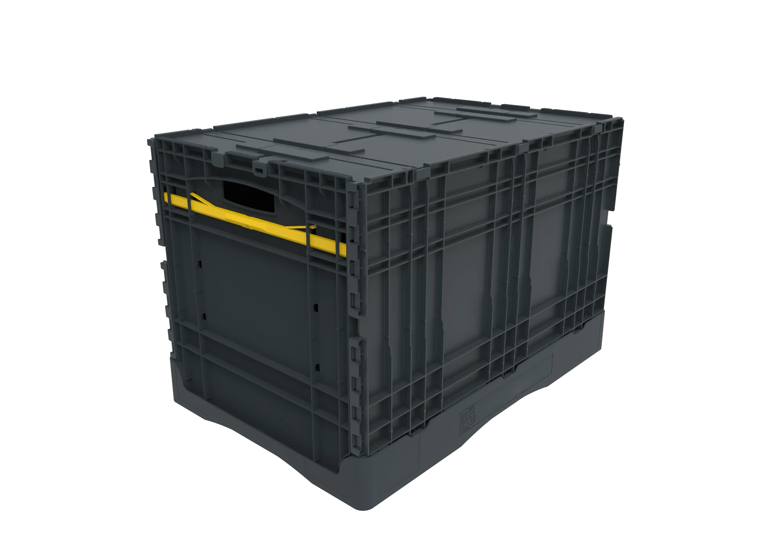 Collapsible Loadhog Heavy Duty Plastic Storage Container with lid